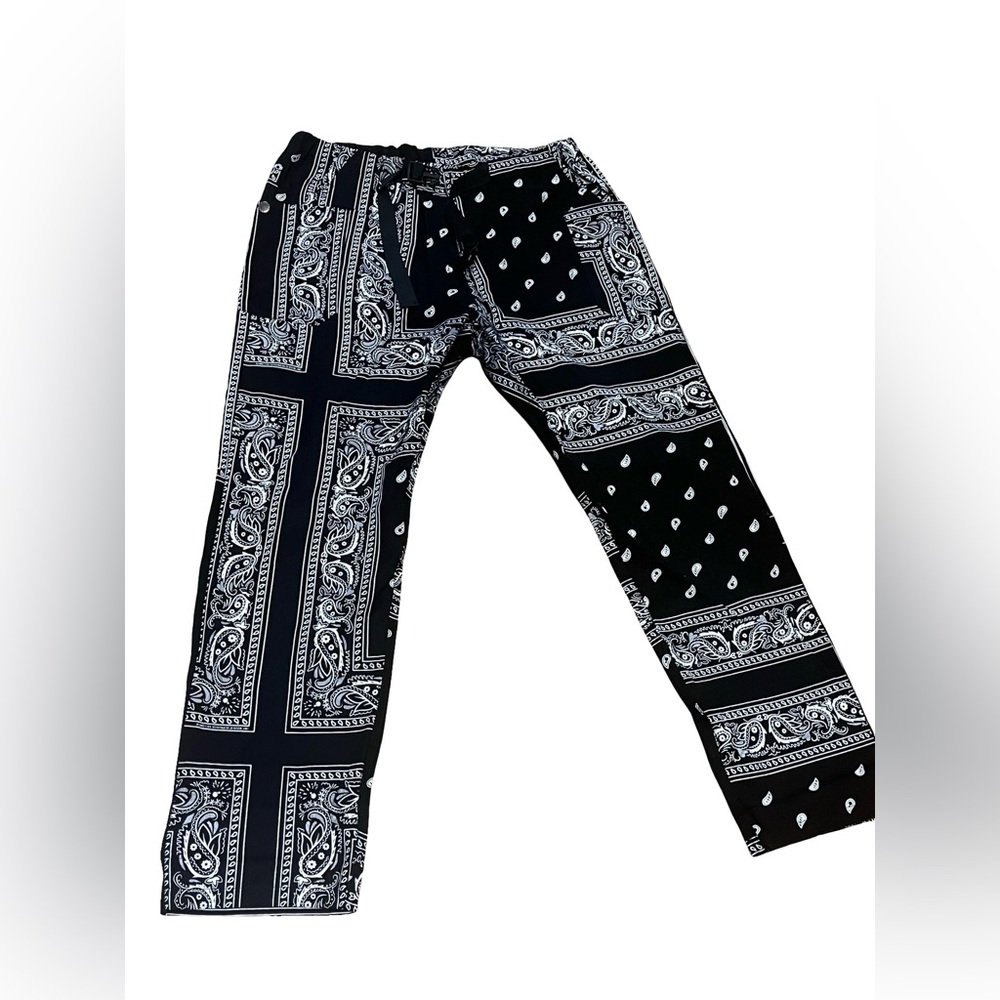 The Hundreds Bandana Cargo Straight Leg Skater Streetwear Adjustable Waist Sz XL